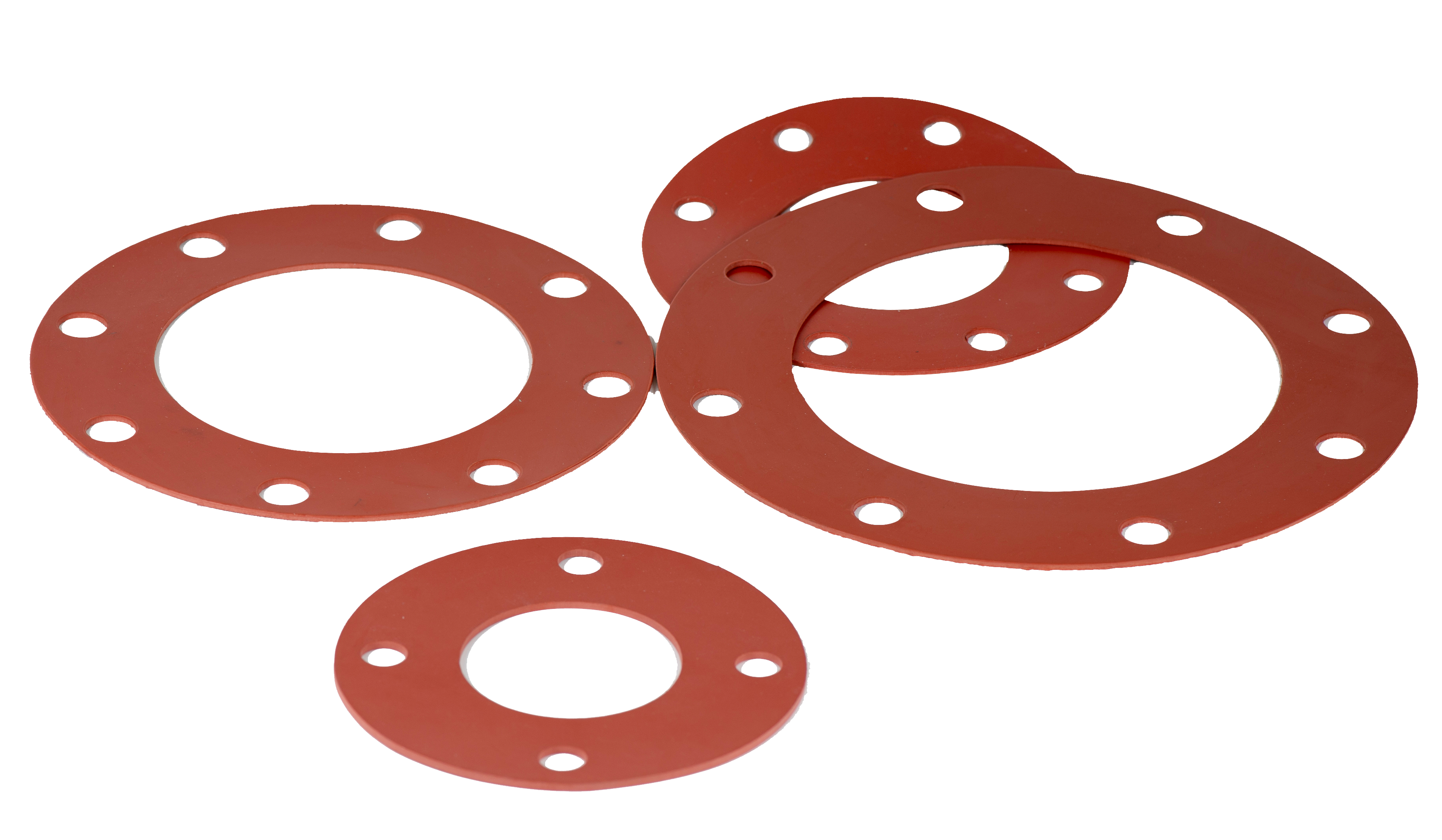 Class 150 Full Face Flexible Graphite Flange Gasket for 2-1/2 Pipe-1/16 Thick 