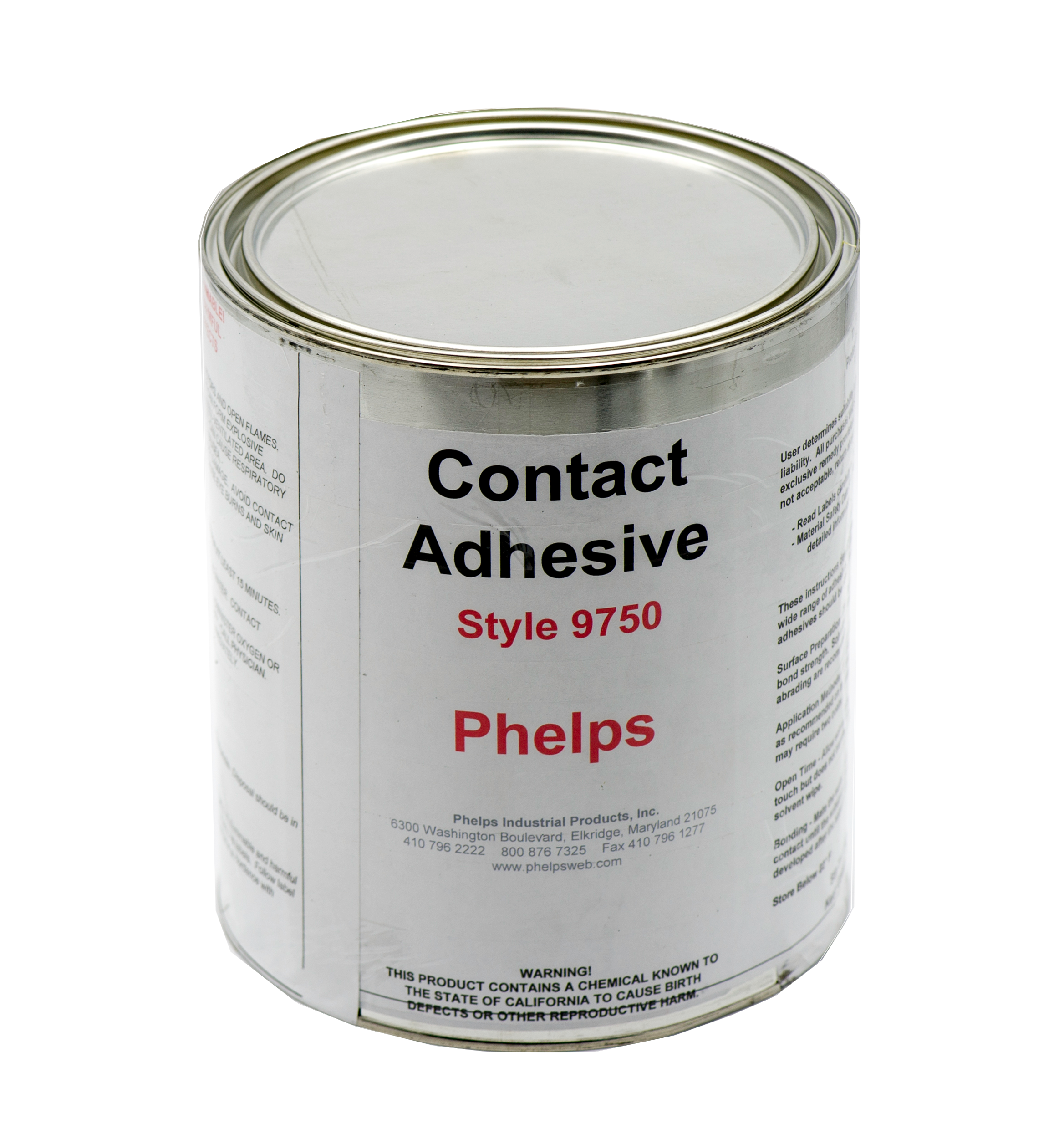 Phelps Style 9750 - Contact Cement
