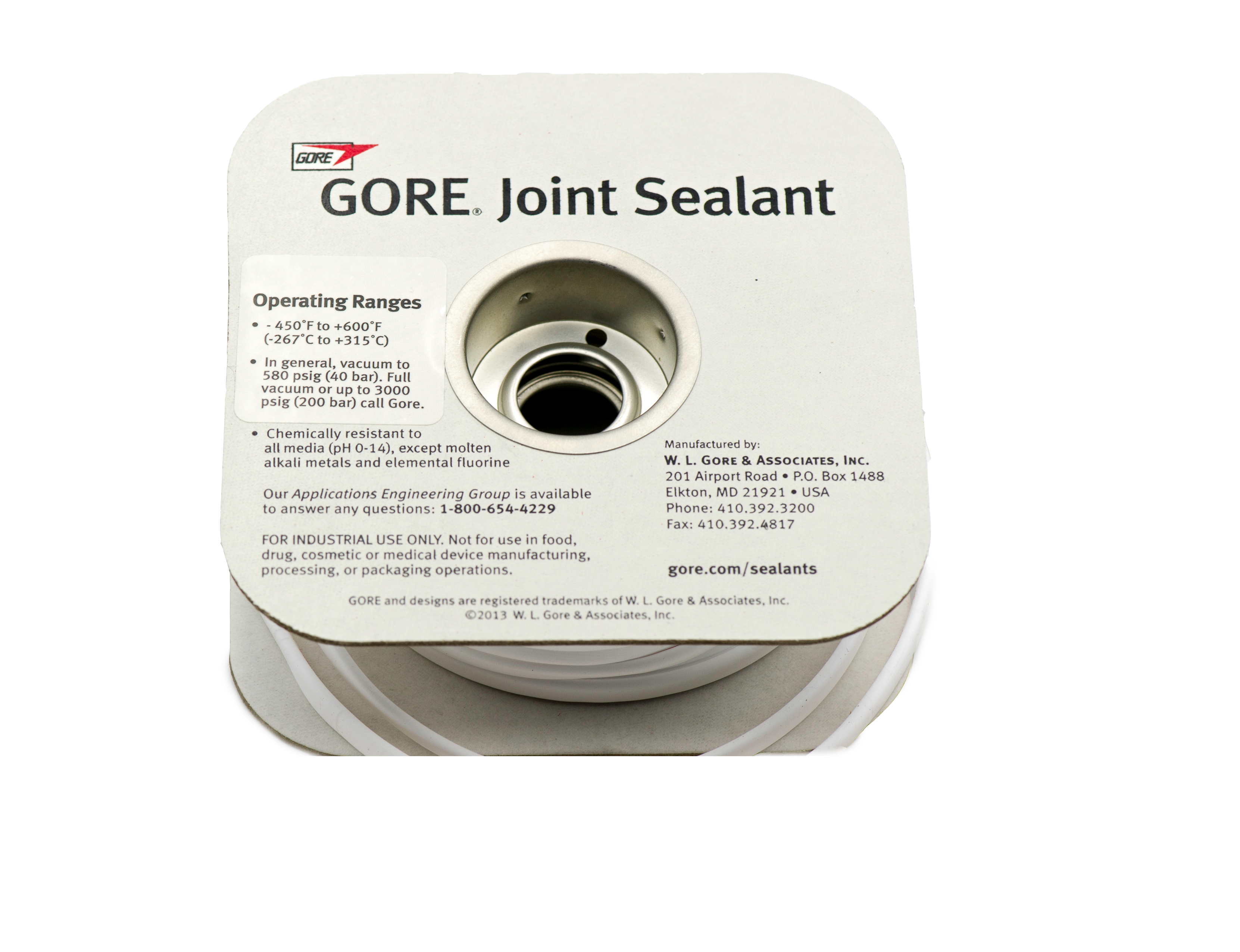 Details about   NIB Gore-Tex 0050E 3/8in X 50ft Joint Sealant