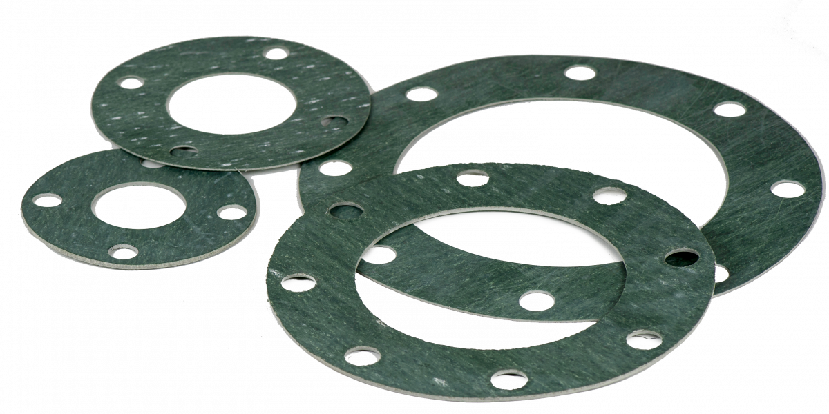 Compressed gasket paper, thickness 0,50 mm, sheet dimensions 300 x 450 mm