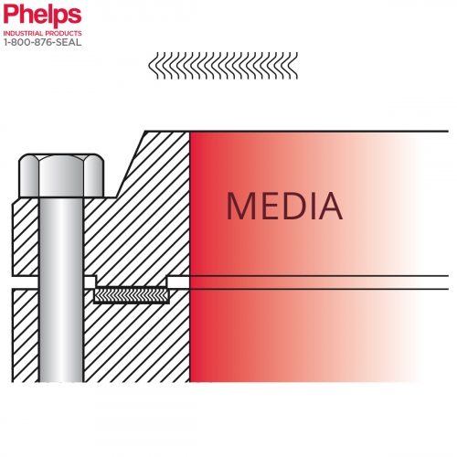 Phelps Style 9003 - Spiral Wound Gasket for Large Tounge and Groove Flange Phelps Style 9003 - Spiral Wound Gasket for Large Tounge and Groove Flange