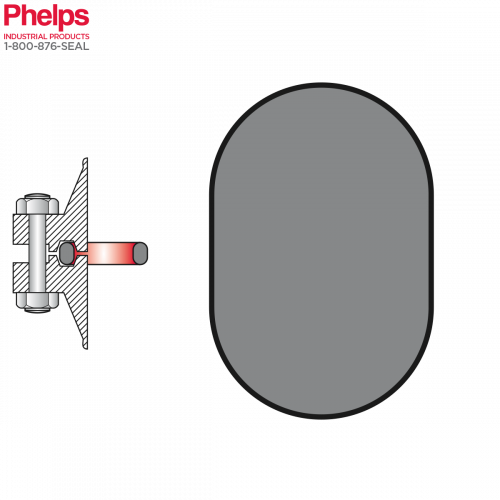 Phelps Style 9211 - R-Type Oval Ring Joint Gasket Phelps Style 9211 - R-Type Oval Ring Joint Gasket