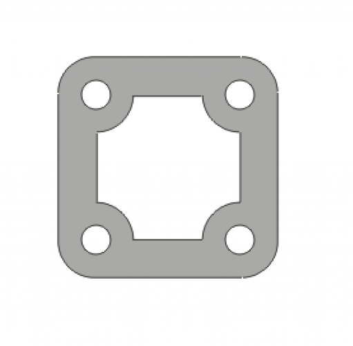 Phelps Style 1302: Custom die cut rubber gasket