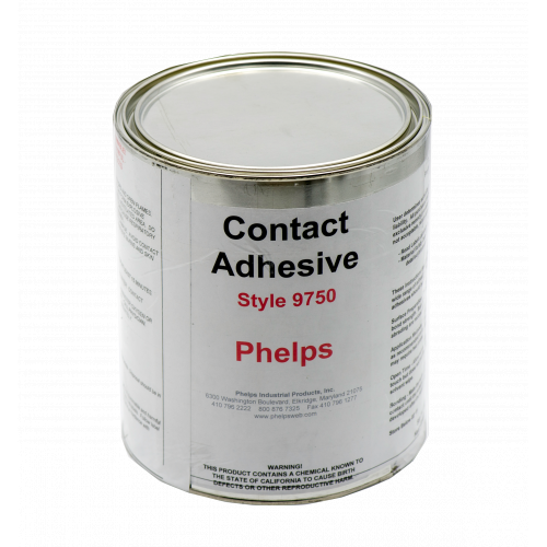 Phelps Style 9750 - Contact Cement, Industrial Grade Adhesive Phelps Style 9750 - Contact Cement, Industrial Grade Adhesive