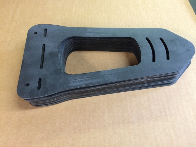 Phelps Style 7328 - Custom Arthritis Pulling Belt using Cloth Inserted Rubber, Medical Application
